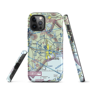 New Bedford Regional Airport (EWB) VFR Sectional  Tough iPhone Case