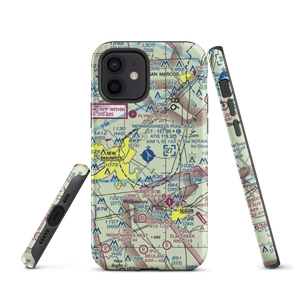 New Braunfels Municipal Airport (BAZ) VFR Sectional  Tough iPhone Case