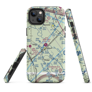 New Gulf Airport (T17) VFR Sectional  Tough iPhone Case