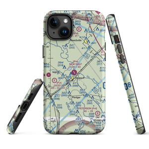 New Gulf Airport (T17) VFR Sectional  Tough iPhone Case