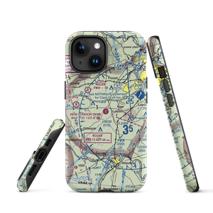 New London Airport (W90) VFR Sectional  Tough iPhone Case