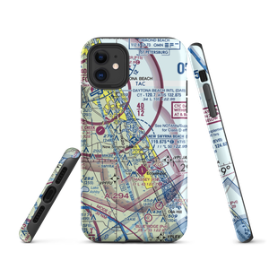 New Smyrna Beach Municipal Airport (EVB) VFR Sectional  Tough iPhone Case