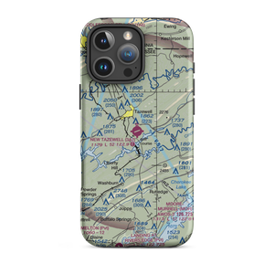 New Tazewell Municipal Airport (3A2) VFR Sectional  Tough iPhone Case