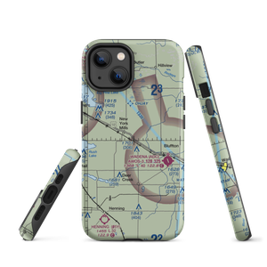 New York Mills Municipal Airport (25Y) VFR Sectional  Tough iPhone Case