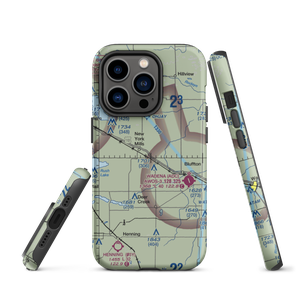 New York Mills Municipal Airport (25Y) VFR Sectional  Tough iPhone Case