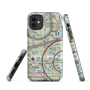 Newbury Airport (28OH) VFR Sectional  Tough iPhone Case