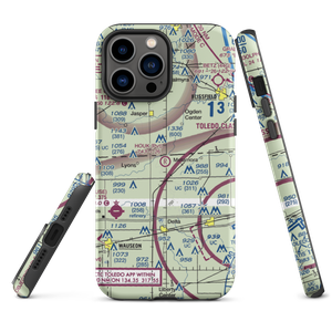 Newbury Airport (28OH) VFR Sectional  Tough iPhone Case