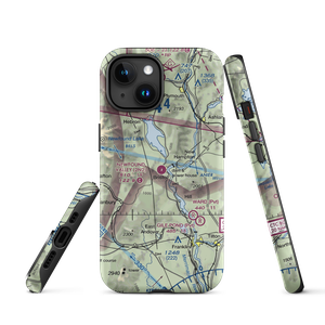 Newfound Valley Airport (2N2) VFR Sectional  Tough iPhone Case