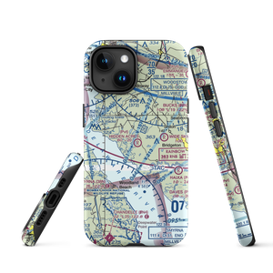 Newport Meadows Seaplane Base (NJ07) VFR Sectional  Tough iPhone Case