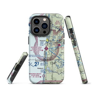 Newport Municipal Airport (ONP) VFR Sectional  Tough iPhone Case