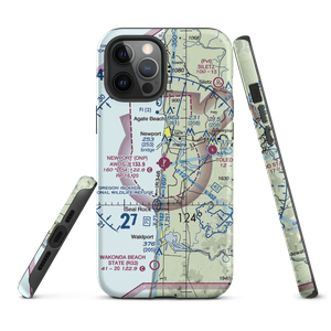 Newport Municipal Airport (ONP) VFR Sectional  Tough iPhone Case