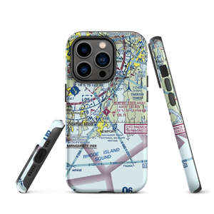 Newport State Airport (UUU) VFR Sectional  Tough iPhone Case