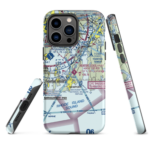 Newport State Airport (UUU) VFR Sectional  Tough iPhone Case