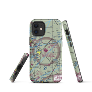 Newton City-County Airport (EWK) VFR Sectional  Tough iPhone Case