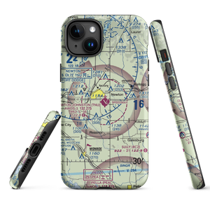 Newton Municipal Airport (TNU) VFR Sectional  Tough iPhone Case