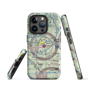 Newton Municipal Airport (TNU) VFR Sectional  Tough iPhone Case