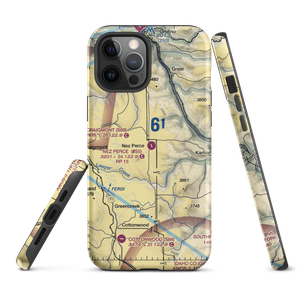 Nez Perce Municipal Airport (0S5) VFR Sectional  Tough iPhone Case