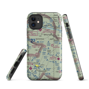 Nichols Airport (0PN5) VFR Sectional  Tough iPhone Case