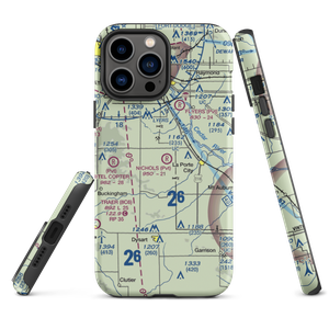 Nichols Airport (IA97) VFR Sectional  Tough iPhone Case