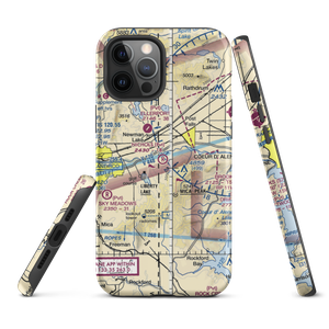 Nichols Ranch Airport (ID07) VFR Sectional  Tough iPhone Case