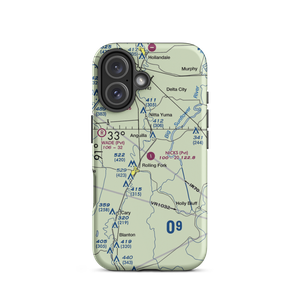 Nick's Flying Service Inc Airport (04MS) VFR Sectional  Tough iPhone Case