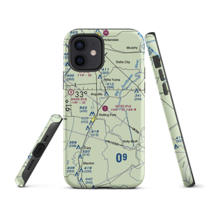 Nick's Flying Service Inc Airport (04MS) VFR Sectional  Tough iPhone Case