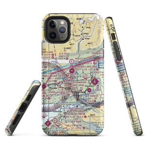 Niklason Lake Estates Airport (3AK2) VFR Sectional  Tough iPhone Case