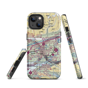 Niklason Lake Estates Airport (3AK2) VFR Sectional  Tough iPhone Case