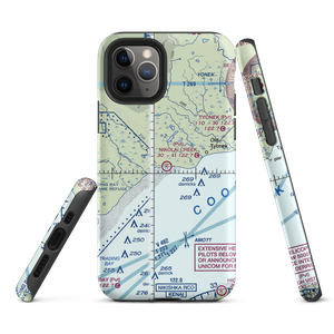 Nikolai Creek Airport (9AK3) VFR Sectional  Tough iPhone Case