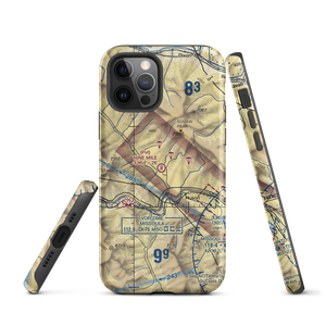 Nine Mile Airport (MT52) VFR Sectional  Tough iPhone Case