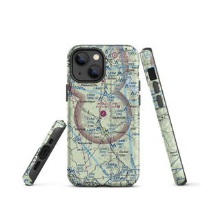 Noble County Airport (I10) VFR Sectional  Tough iPhone Case