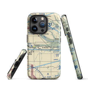 Noble Field (56NE) VFR Sectional  Tough iPhone Case