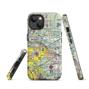 Noblesville Airport (I80) VFR Sectional  Tough iPhone Case