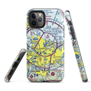 Norfolk International Airport (ORF) VFR Sectional  Tough iPhone Case