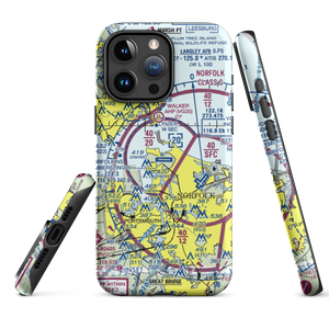 Norfolk Naval Station (Chambers Field) (NGU) VFR Sectional  Tough iPhone Case