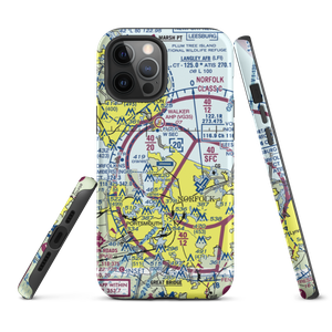 Norfolk Naval Station (Chambers Field) (NGU) VFR Sectional  Tough iPhone Case