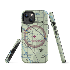 Norman County/Ada/Twin Valley Airport (D00) VFR Sectional  Tough iPhone Case