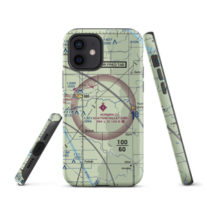 Norman County/Ada/Twin Valley Airport (D00) VFR Sectional  Tough iPhone Case