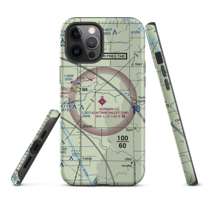 Norman County/Ada/Twin Valley Airport (D00) VFR Sectional  Tough iPhone Case