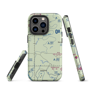 Norris Airstrip (9LA2) VFR Sectional  Tough iPhone Case