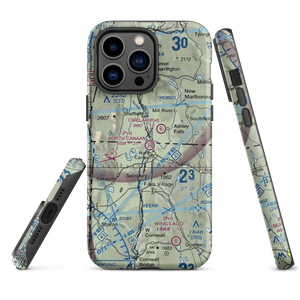 North Canaan Aviation Facilities Inc Airport (CT24) VFR Sectional  Tough iPhone Case