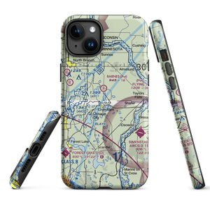 North Center Lake Seaplane Base (6MN4) VFR Sectional  Tough iPhone Case