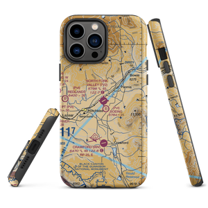 North Fork Valley Airport (7V2) VFR Sectional  Tough iPhone Case