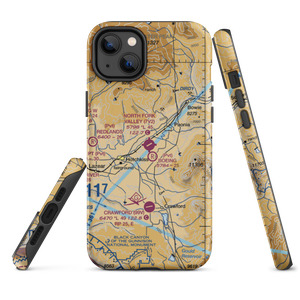 North Fork Valley Airport (7V2) VFR Sectional  Tough iPhone Case