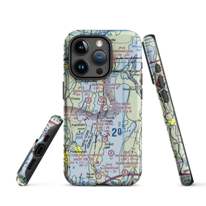 North Hero Passage Seaplane Base (36VT) VFR Sectional  Tough iPhone Case