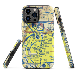 North Las Vegas Airport (VGT) VFR Sectional  Tough iPhone Case