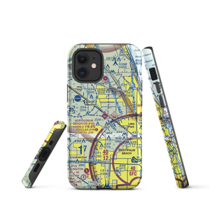 North Palm Beach County General Aviation Airport (F45) VFR Sectional  Tough iPhone Case