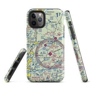 North Raleigh Airport (00NC) VFR Sectional  Tough iPhone Case