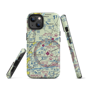 North Raleigh Airport (00NC) VFR Sectional  Tough iPhone Case