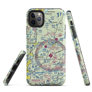 North Raleigh Airport (00NC) VFR Sectional  Tough iPhone Case